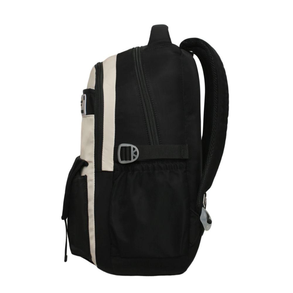 Mochila Mujer Kawaii Venza Color Block Negro Head-3