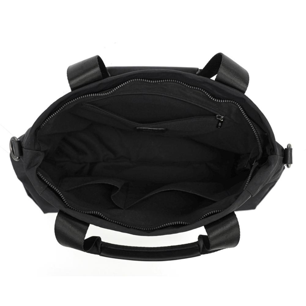 Cartera Gran Tamaño Doble Asa Jesu Negro Calu-3