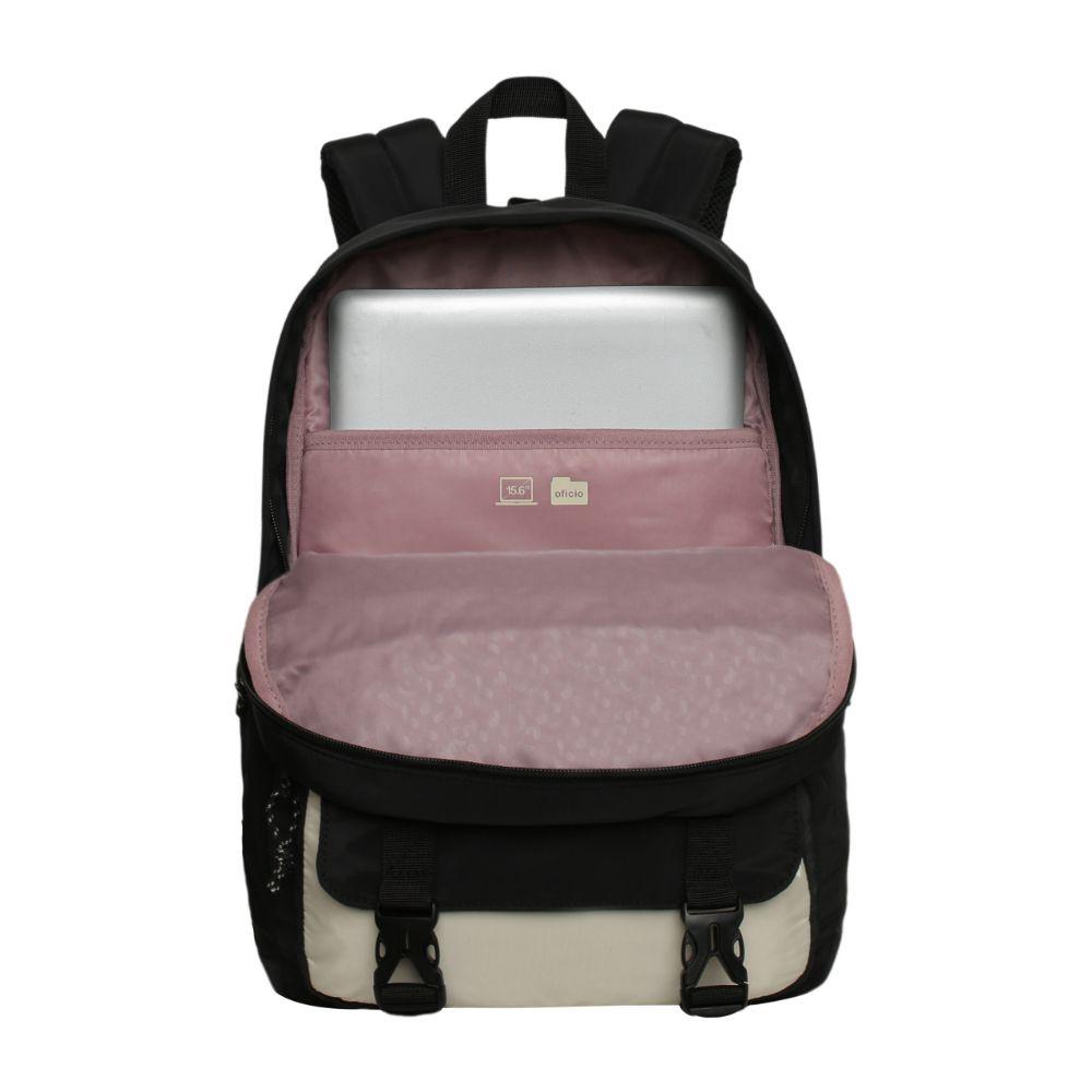Mochila Mujer Corolla Color Block Negro Head-2