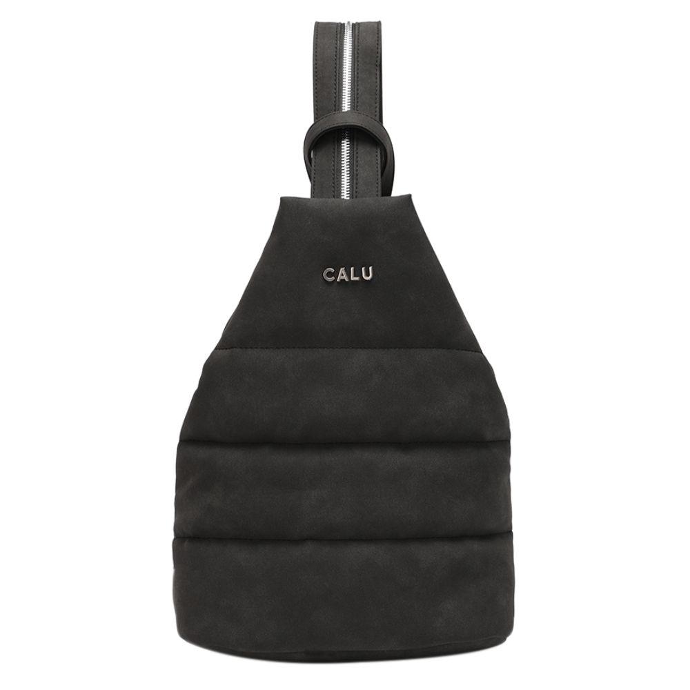 Mochila y Crossbody Amelie PU Negro Calu-1