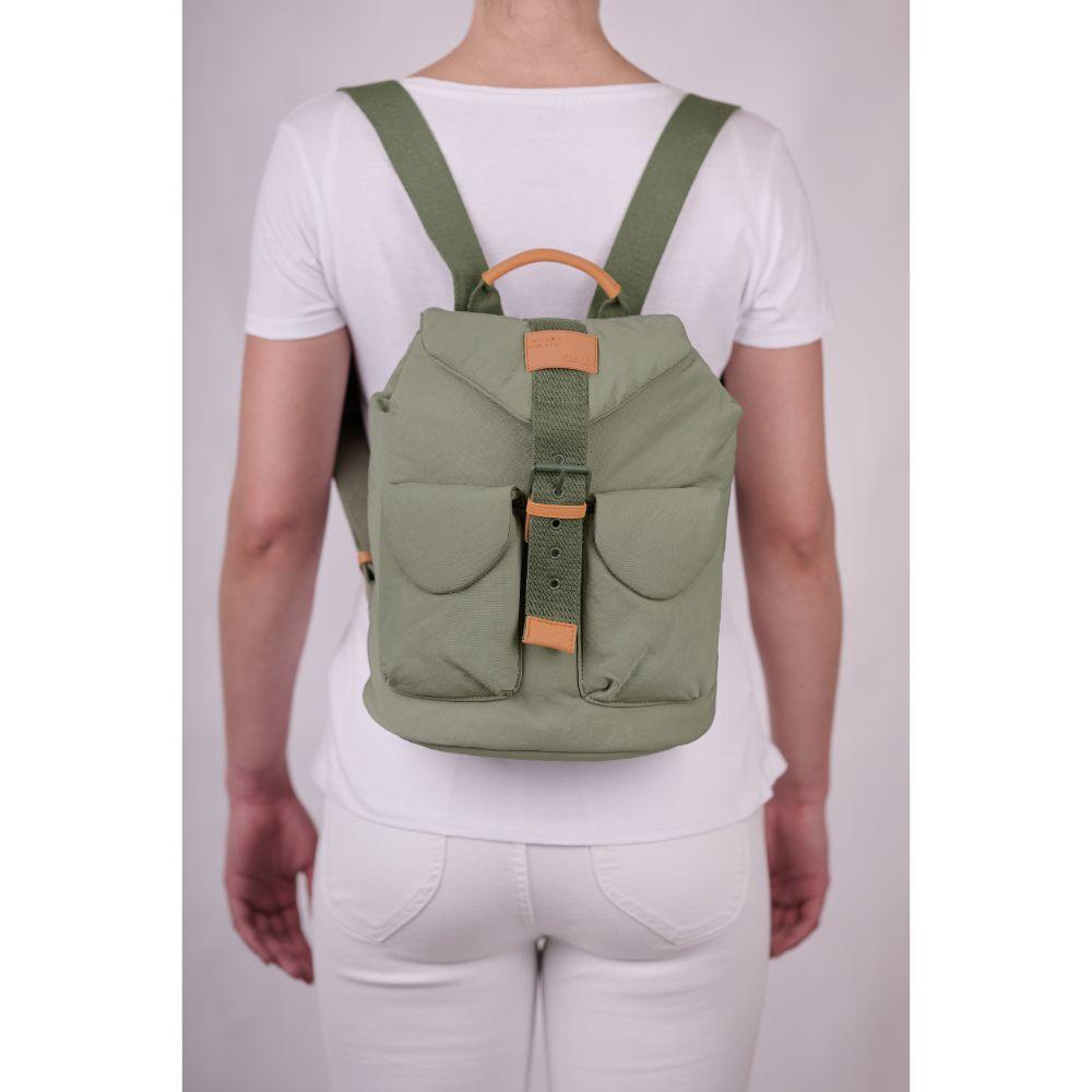 Mochila Franka Moda Oliva Calu-5