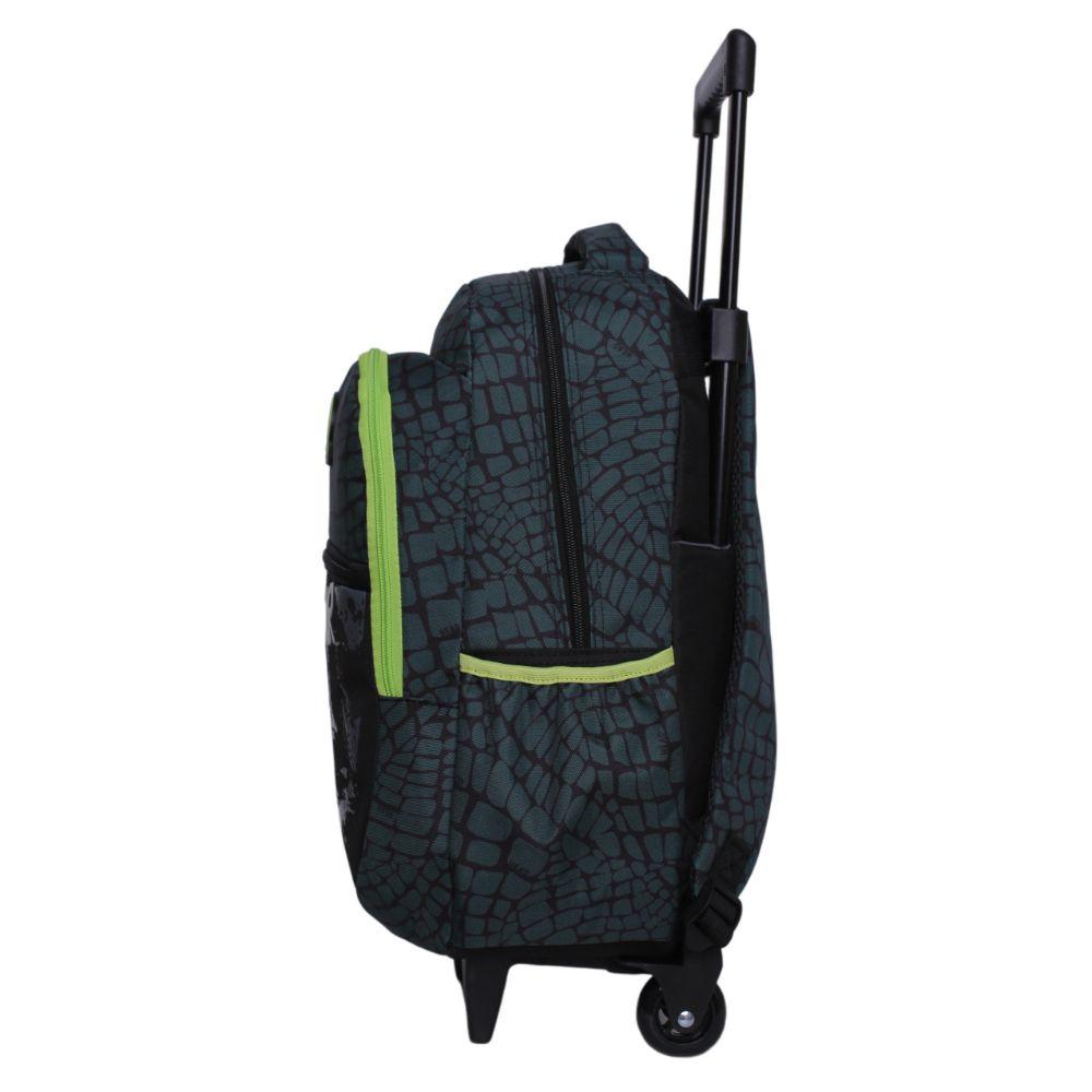 Mochila Carro Intantil Niño Strong  T-Rex Verdel Head-2