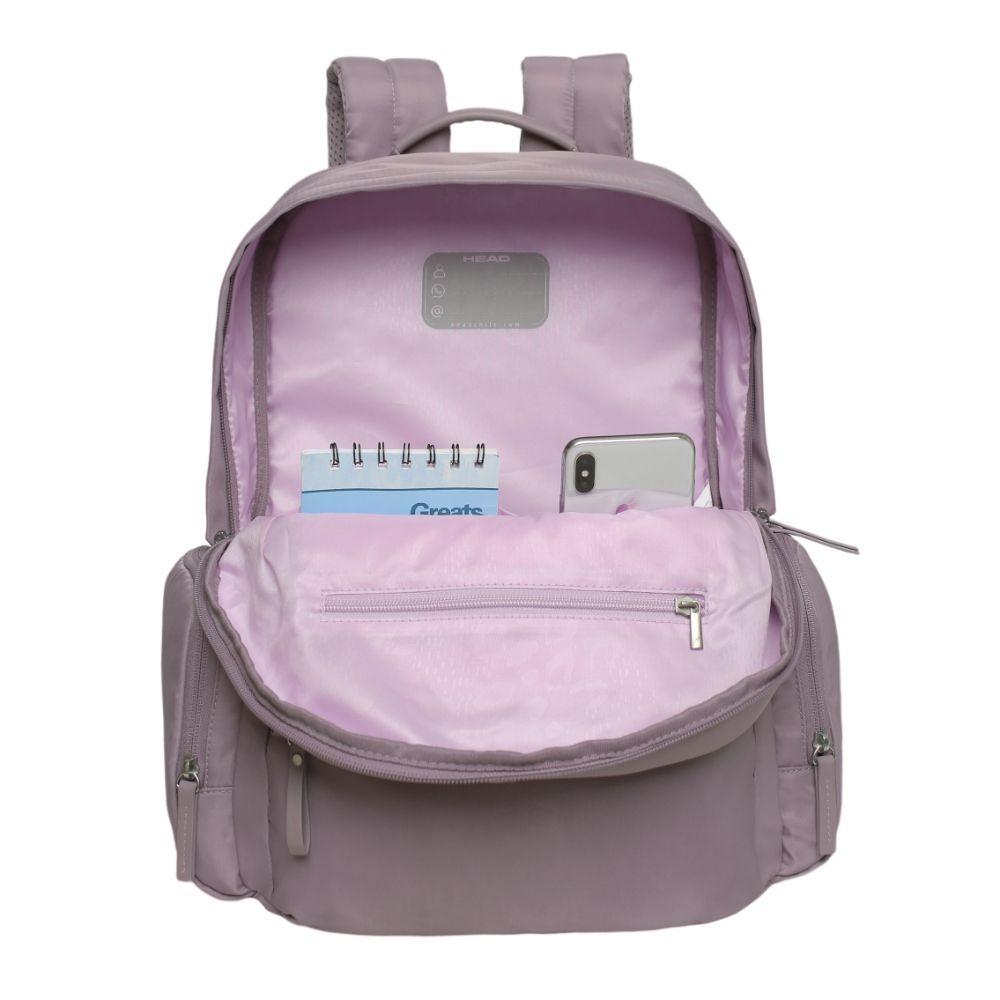 Mochila Ejecutiva Mujer Scala Lila Head-3