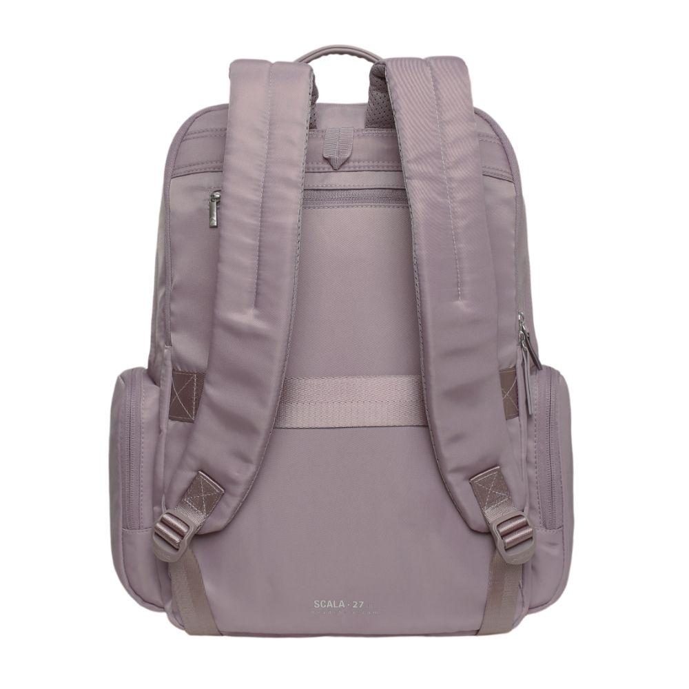 Mochila Ejecutiva Mujer Scala Lila Head-7