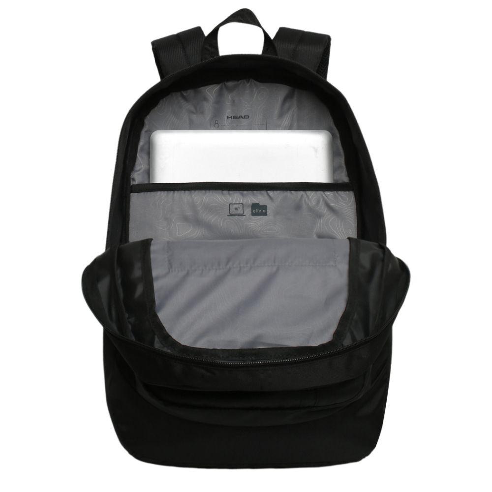 Mochila Ram Gancho Reverse Rombos Negro Head-2
