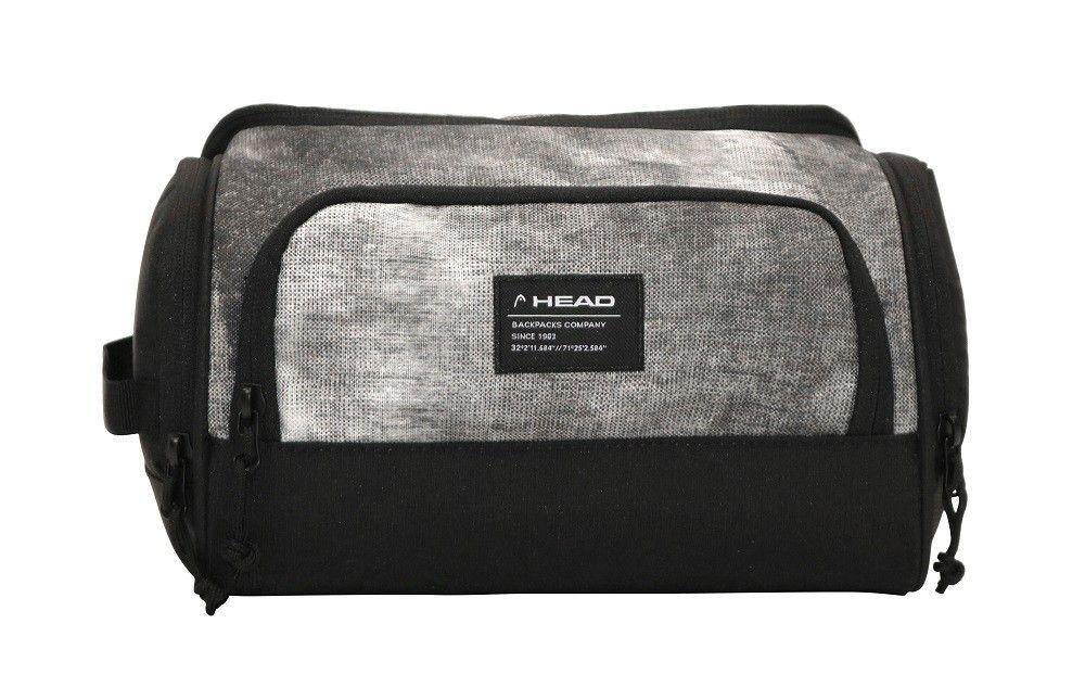 Neceser Cosmetiquero Kayak Washed Gris Negro Head  -1