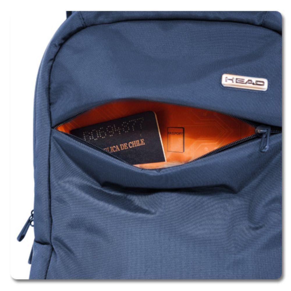 Mochila Porta Laptop Pronet M Azul Head  -6