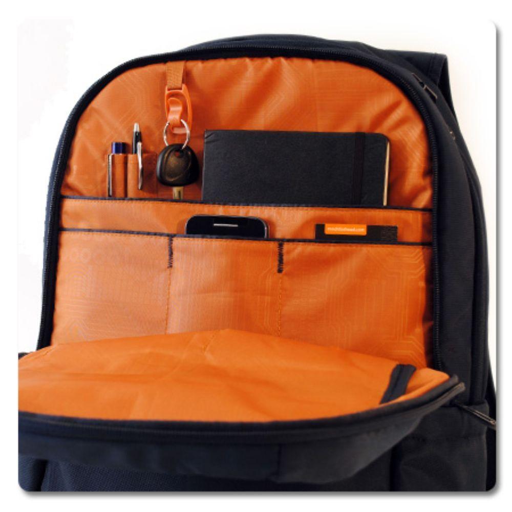 Mochila Porta Laptop Pronet M Azul Head  -3