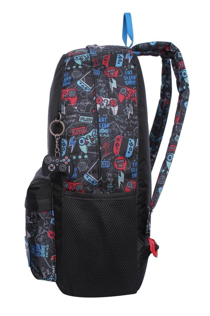 Mochila Play 22 Gamer Negro Head-2