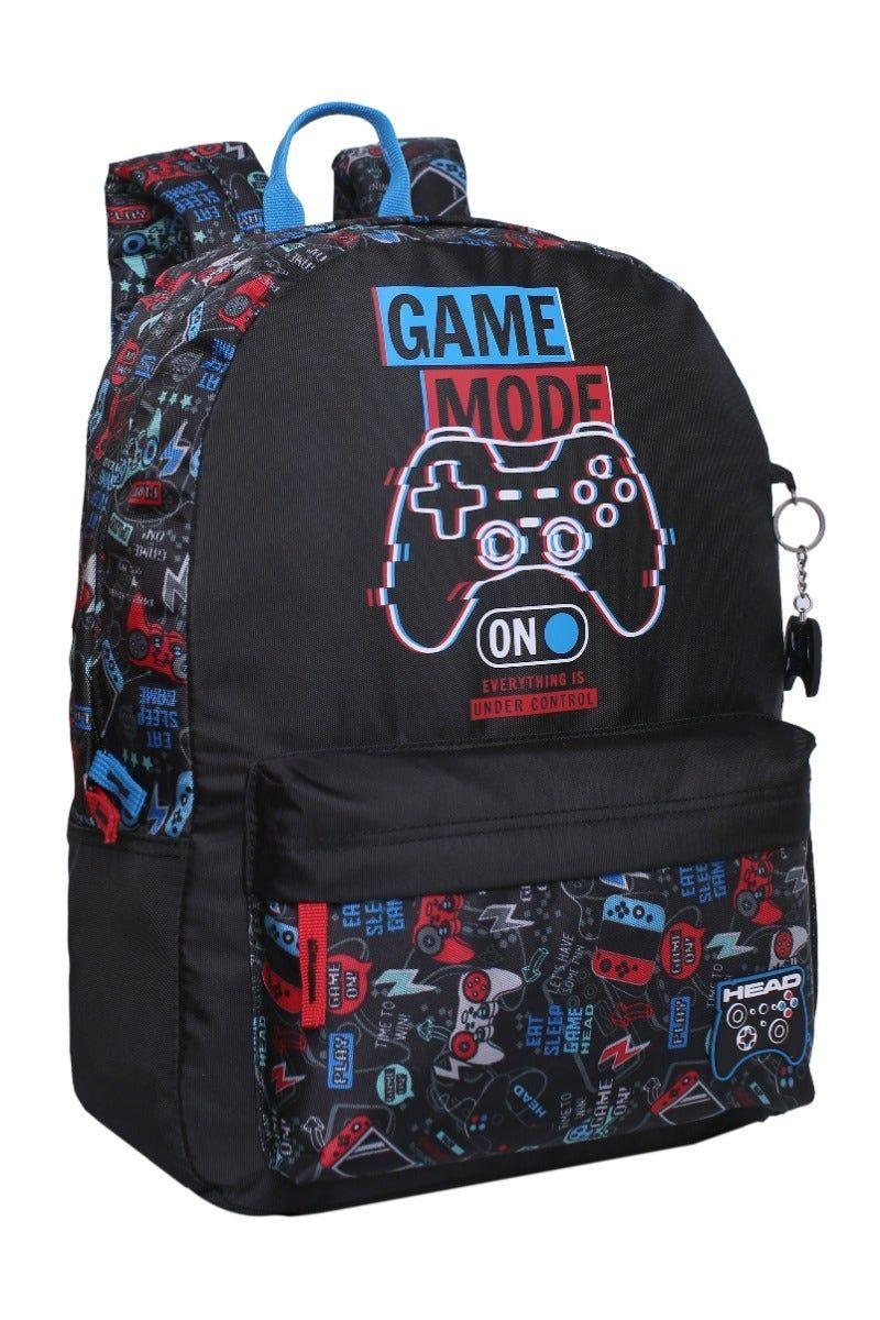 Mochila Play 22 Gamer Negro Head-0