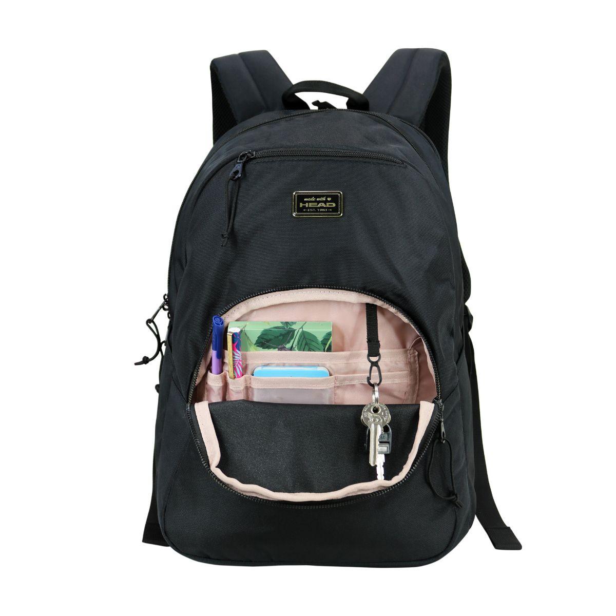Mochila Ejecutiva Storm Negro Gold Head-8