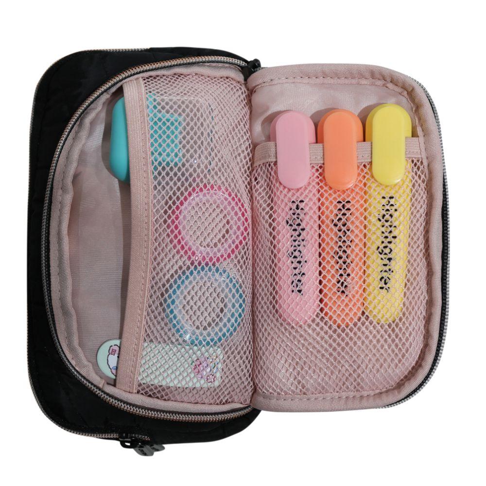 Estuche Mujer Case Negro Rose Gold Head-2