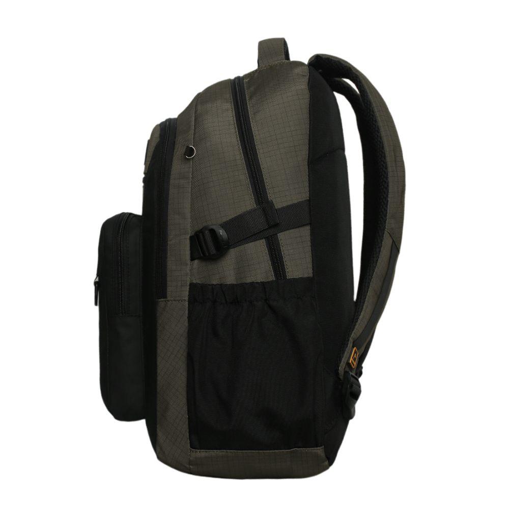 Mochila Hombre Optima Cuadros Verde Head-4