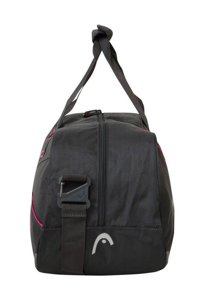 Bolso Deportivo Combat 35 Negro Fucsia Head  -2