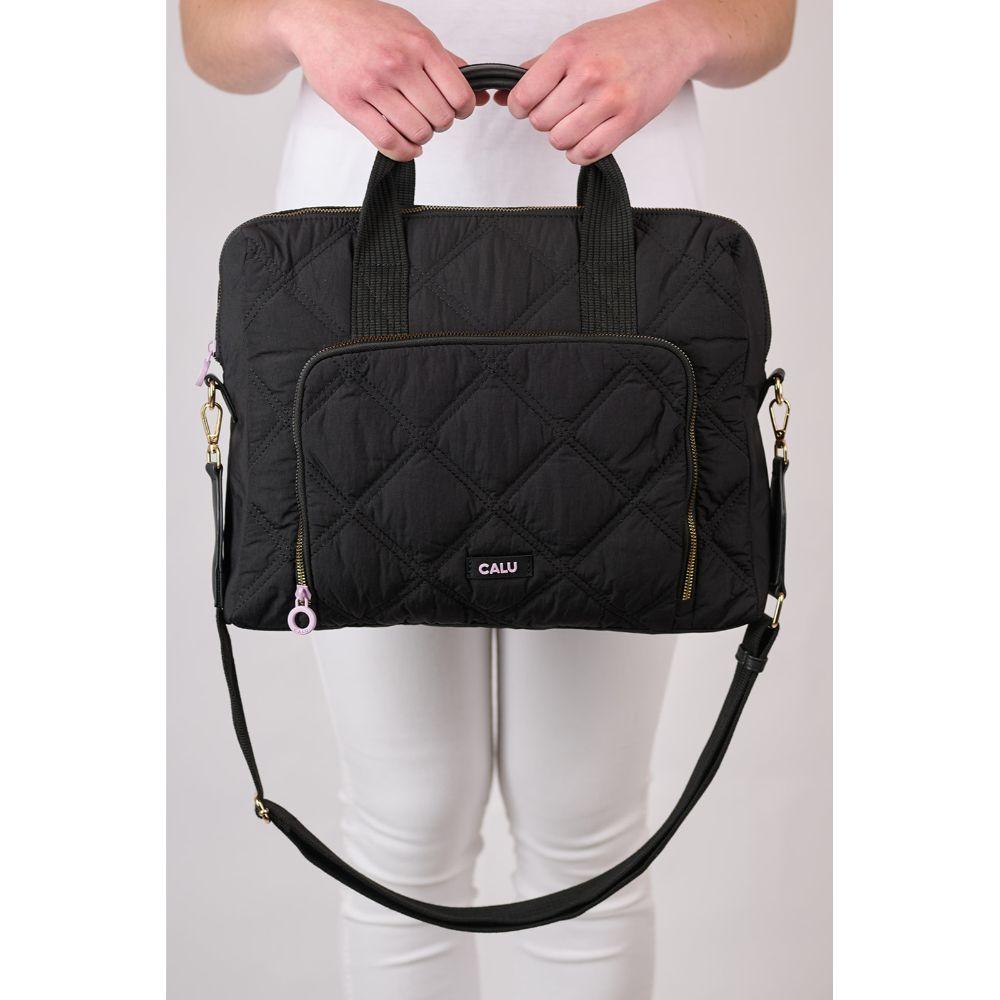 Porta Notebook Bolso Berna Negro Calu-6