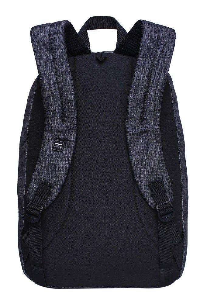 Mochila Mujer New Kombi Negra Tweed Rebags Head-4