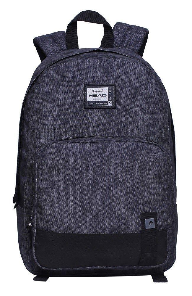 Mochila Mujer New Kombi Negra Tweed Rebags Head-1