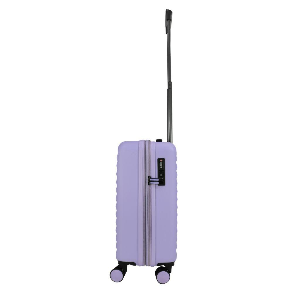 Maleta Cabina Toronto S Expandible TSA Lila Head-6
