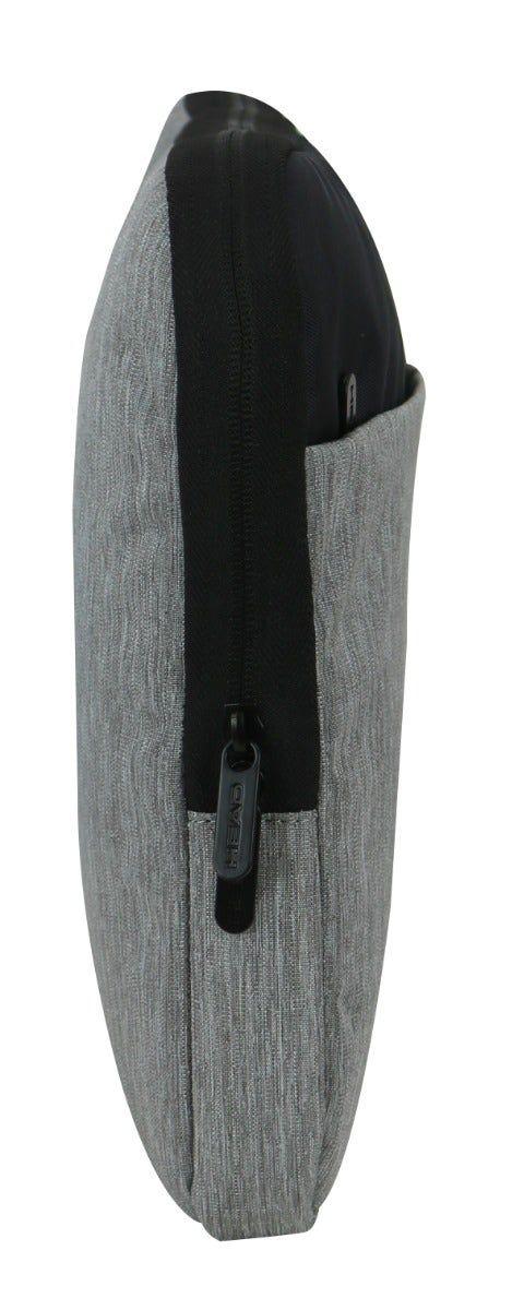 Funda Laptop Zip 14" Melange Gris Negro Head-4