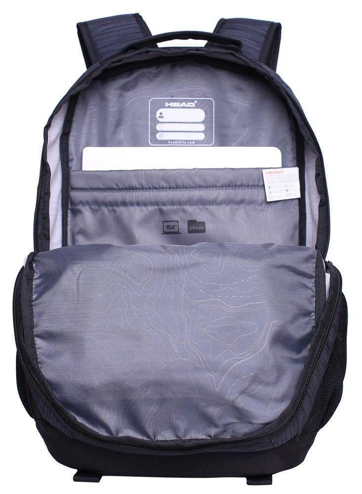 Mochila Porta Laptop Huracan Negra Head   -2