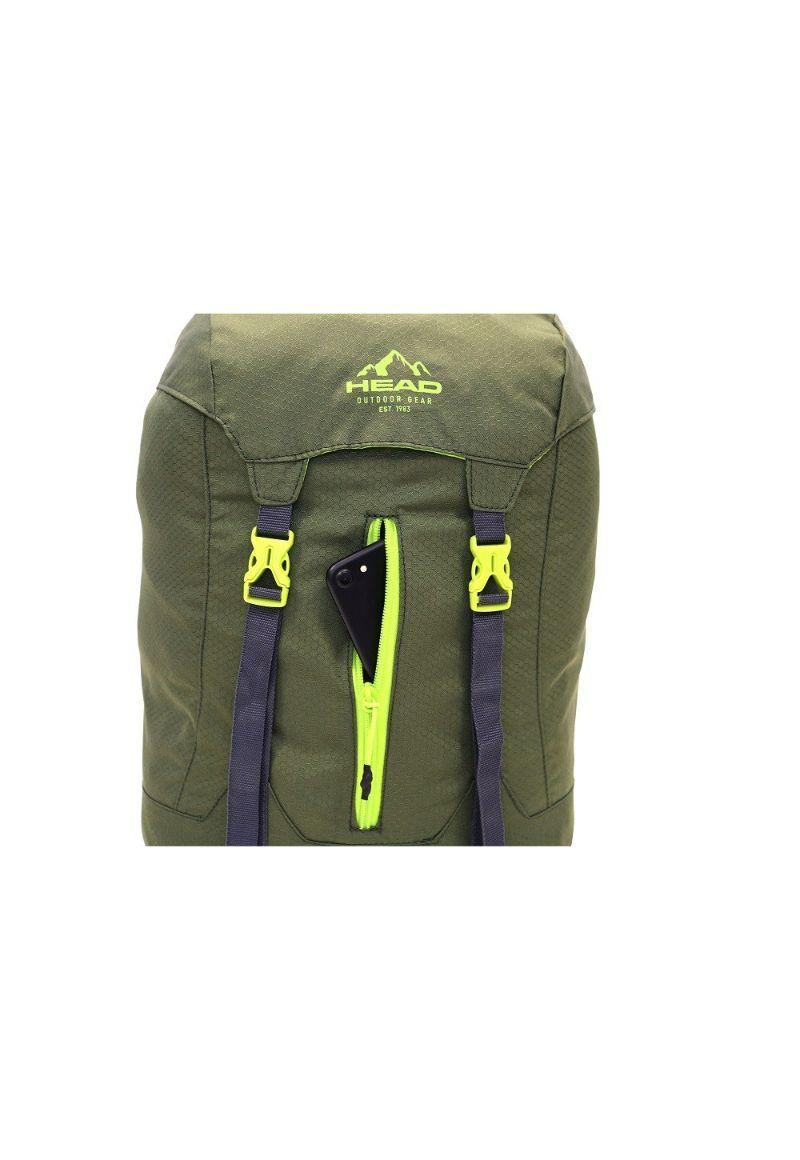 Mochila Outdoor Camping Aracar 25 Verde Head  -11