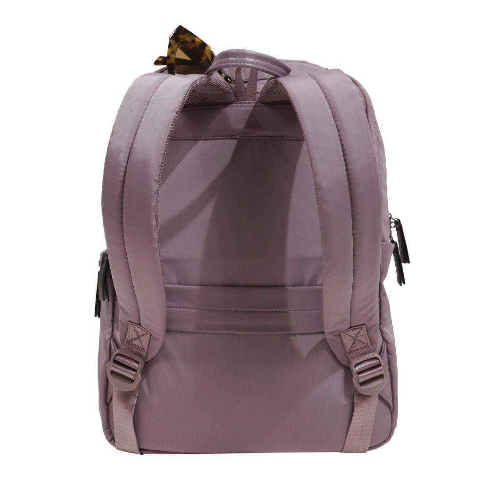 Mochila Ejecutiva Mujer Boogy New Malva Head-7