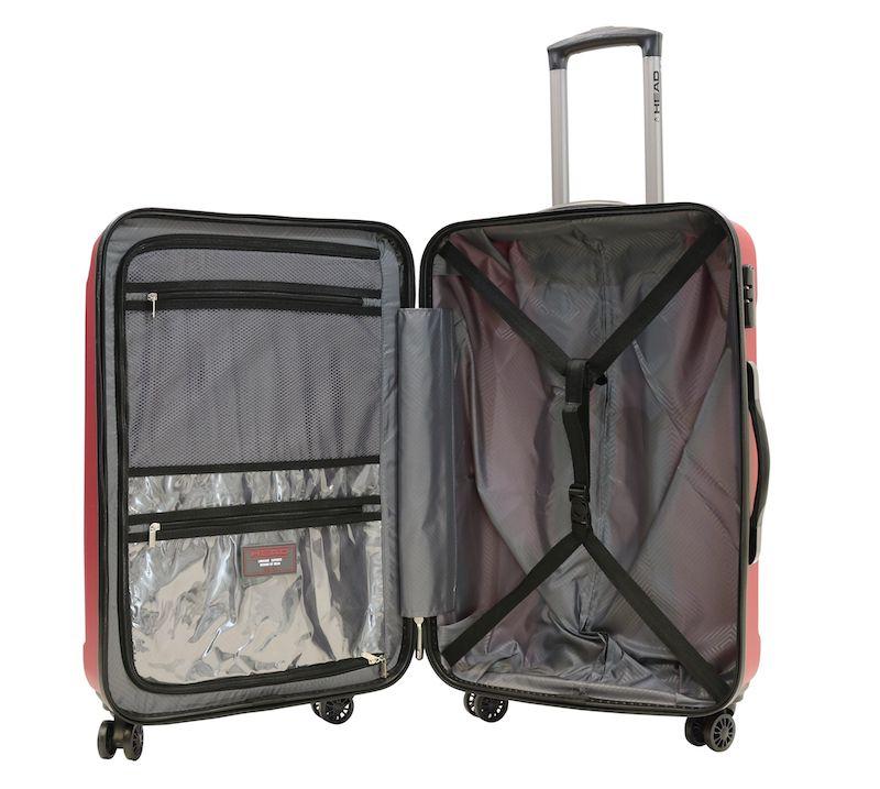 Maleta Dura Toledo M 8 Ruedas Rojo Head-2