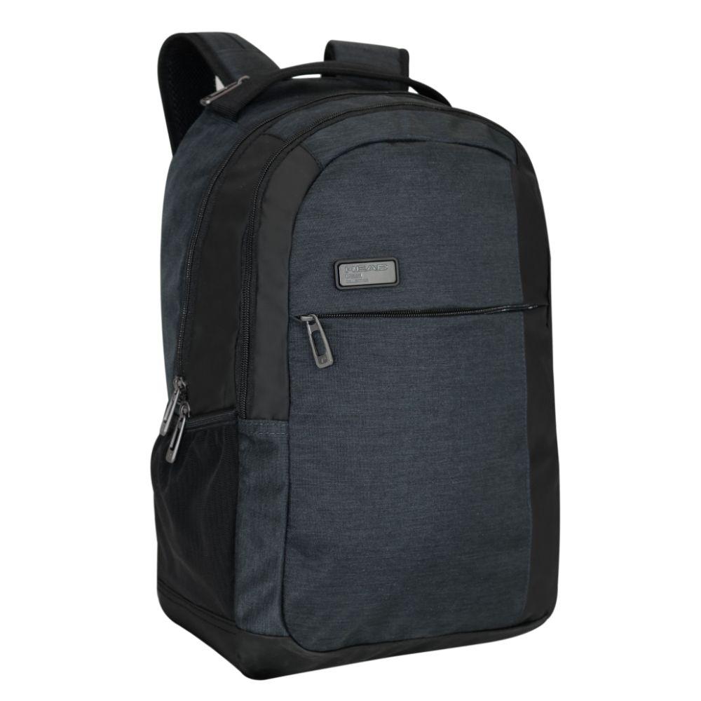 Mochila Ejecutiva Notebook Porter Melange Gris Oscuro Head-0