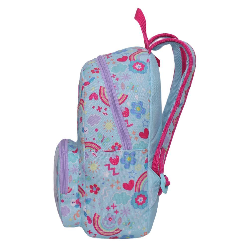 Mochila Infantil Pop Cat Rainbow Menta Head-3