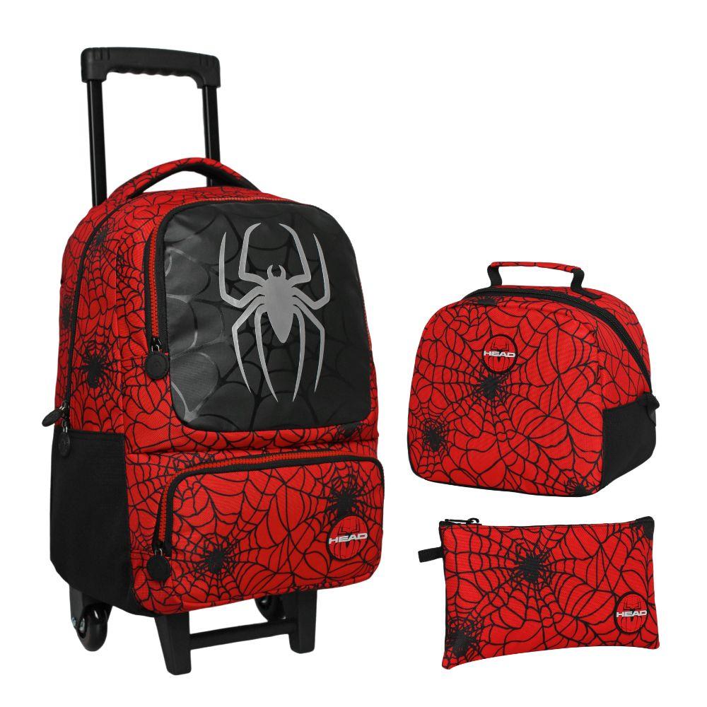 Pack Bakan Escolar (x3) Niño Araña Rojo Head-0