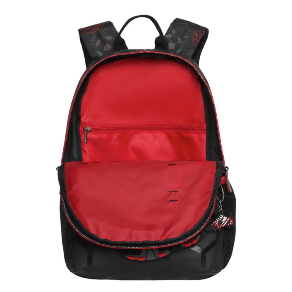 Mochila Infantil Niño Bionica Futbol Negro Head-3