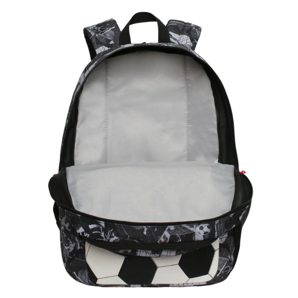 Mochila Infantil Niño Fantasy Futbol Negra Head-2