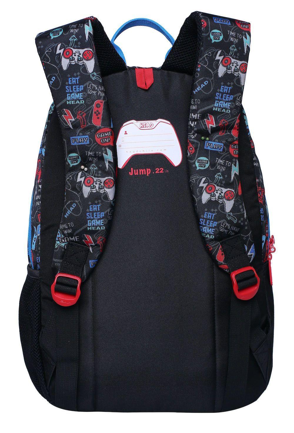 Mochila Jump Gamer Negro Head-2