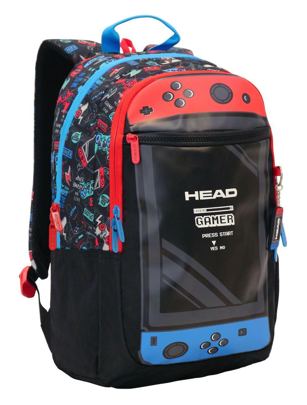 Mochila Jump Gamer Negro Head-0