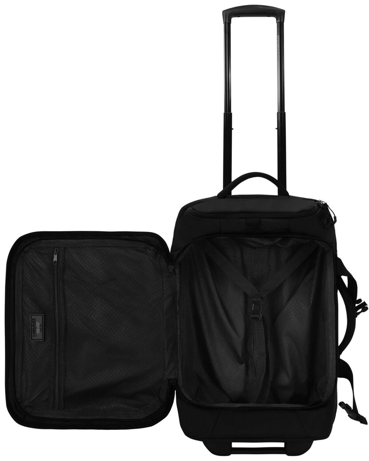 Bolso De Viaje Con Ruedas Tank S Negro Head-3