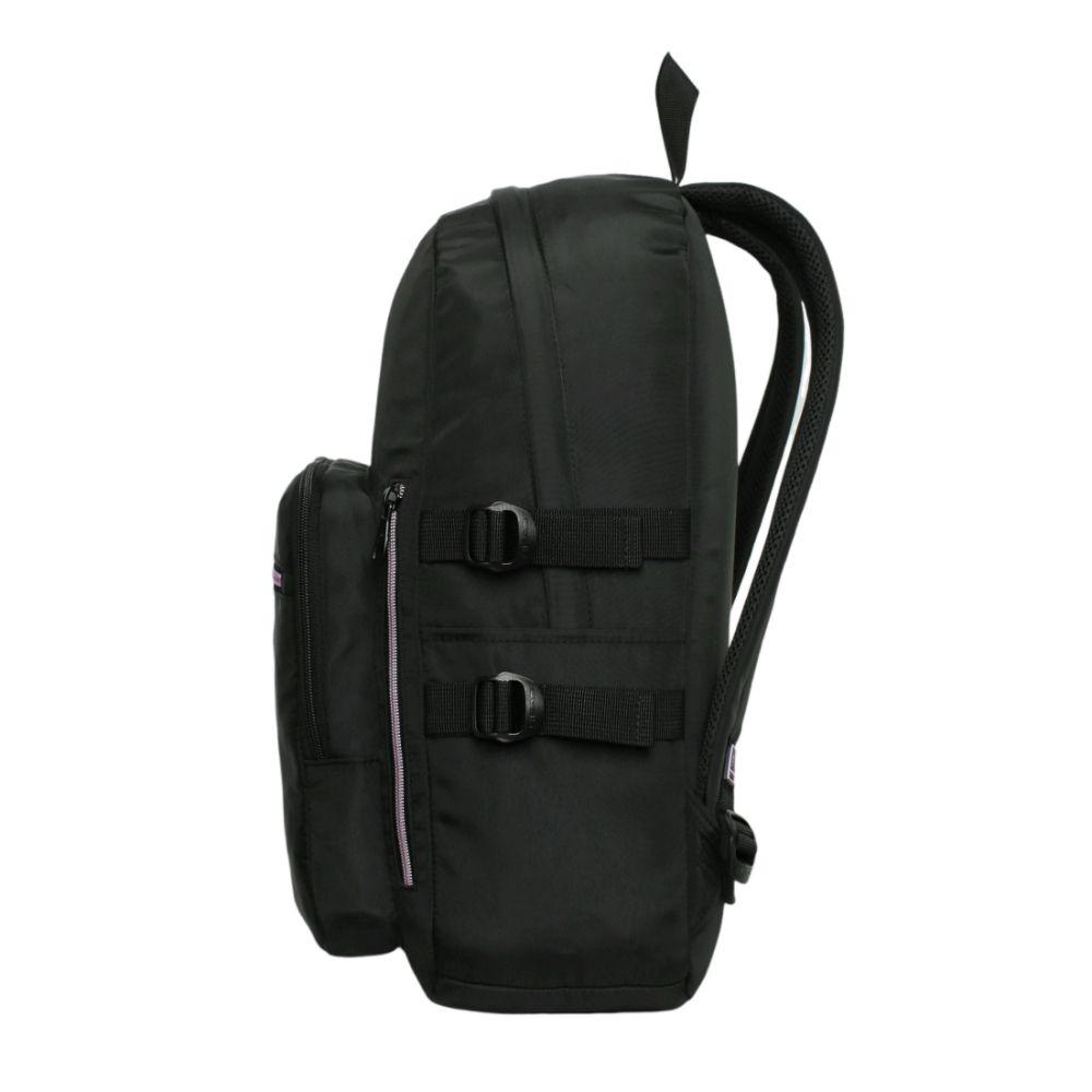 Mochila Mujer Notebook Kona Negro Lila Head-3