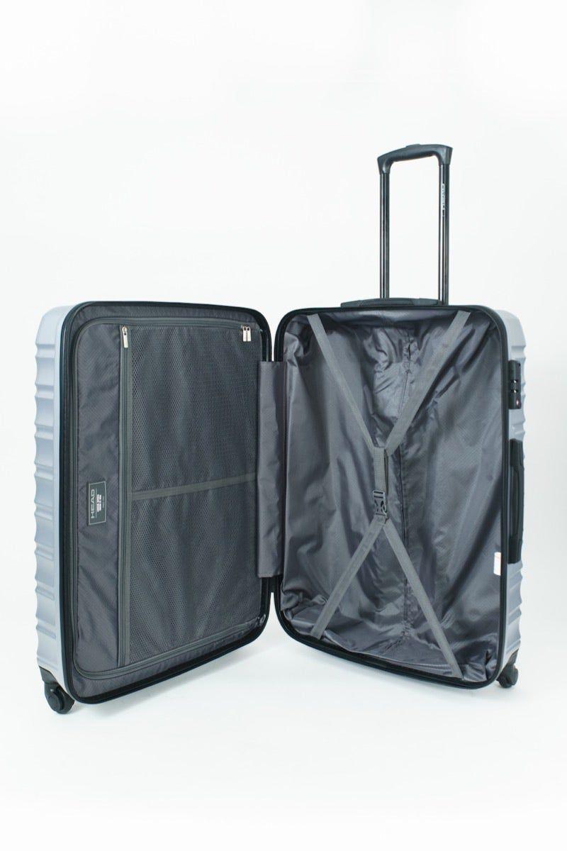 Maleta Viaje Ginebra L ABS Gris Head-2