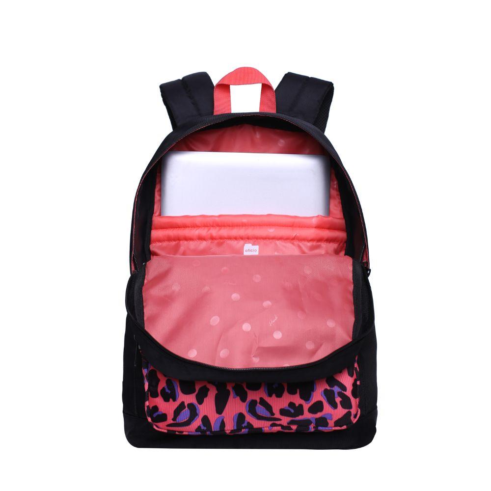 Mochila Civic Animal Print Coral Head-1