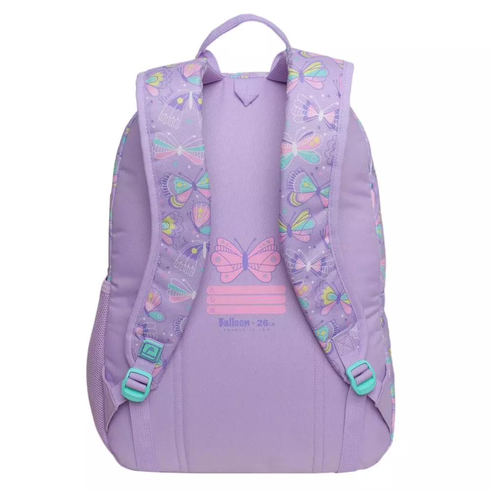 Mochila Infantil Niña Balloon Mariposa Lila Head-4