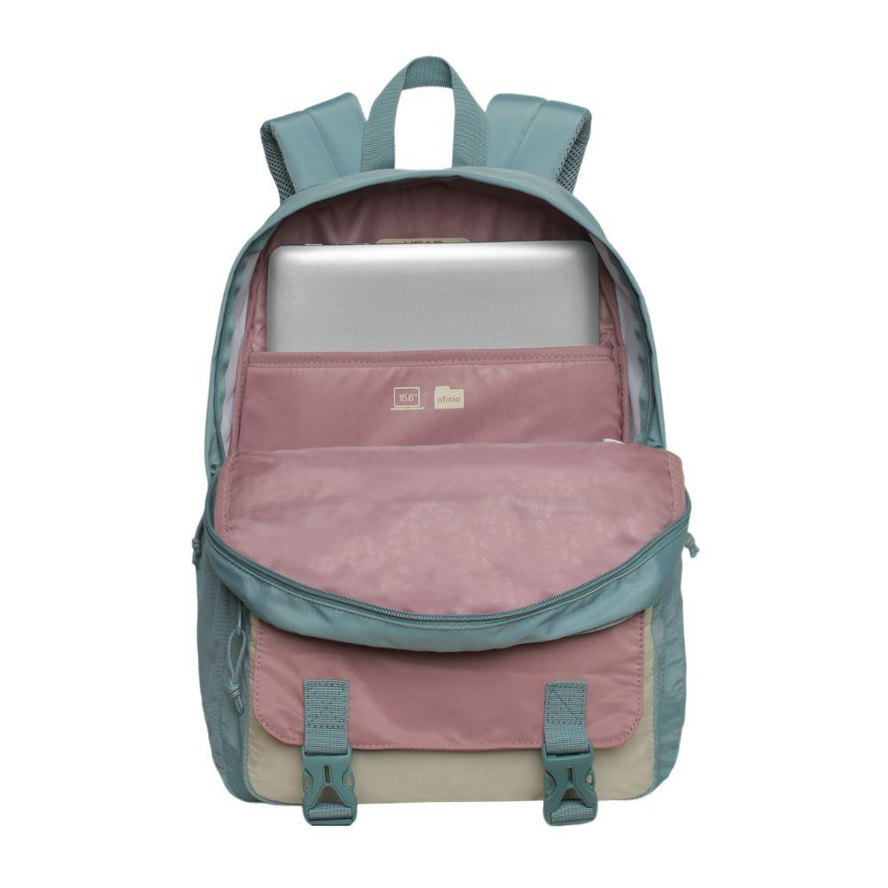 Mochila Mujer Corolla Color Block Menta Head-2