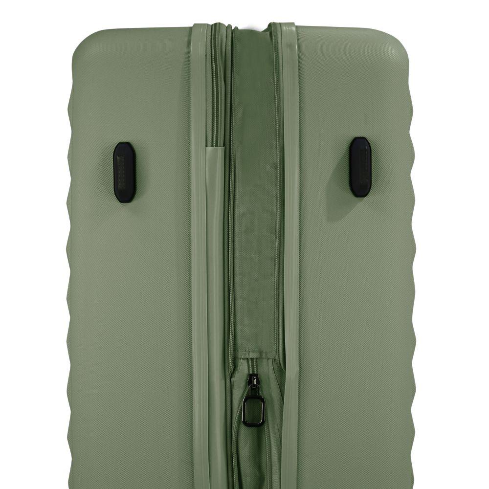 Maleta Toronto XL Expandible y TSA Verde Olivo Head-3