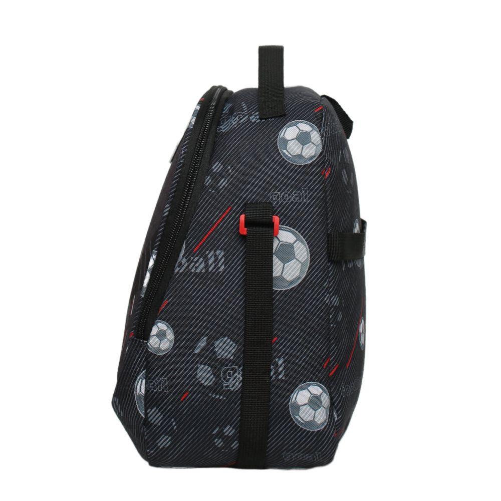 Lonchera Termica New Grey Futbol Negro Head-3