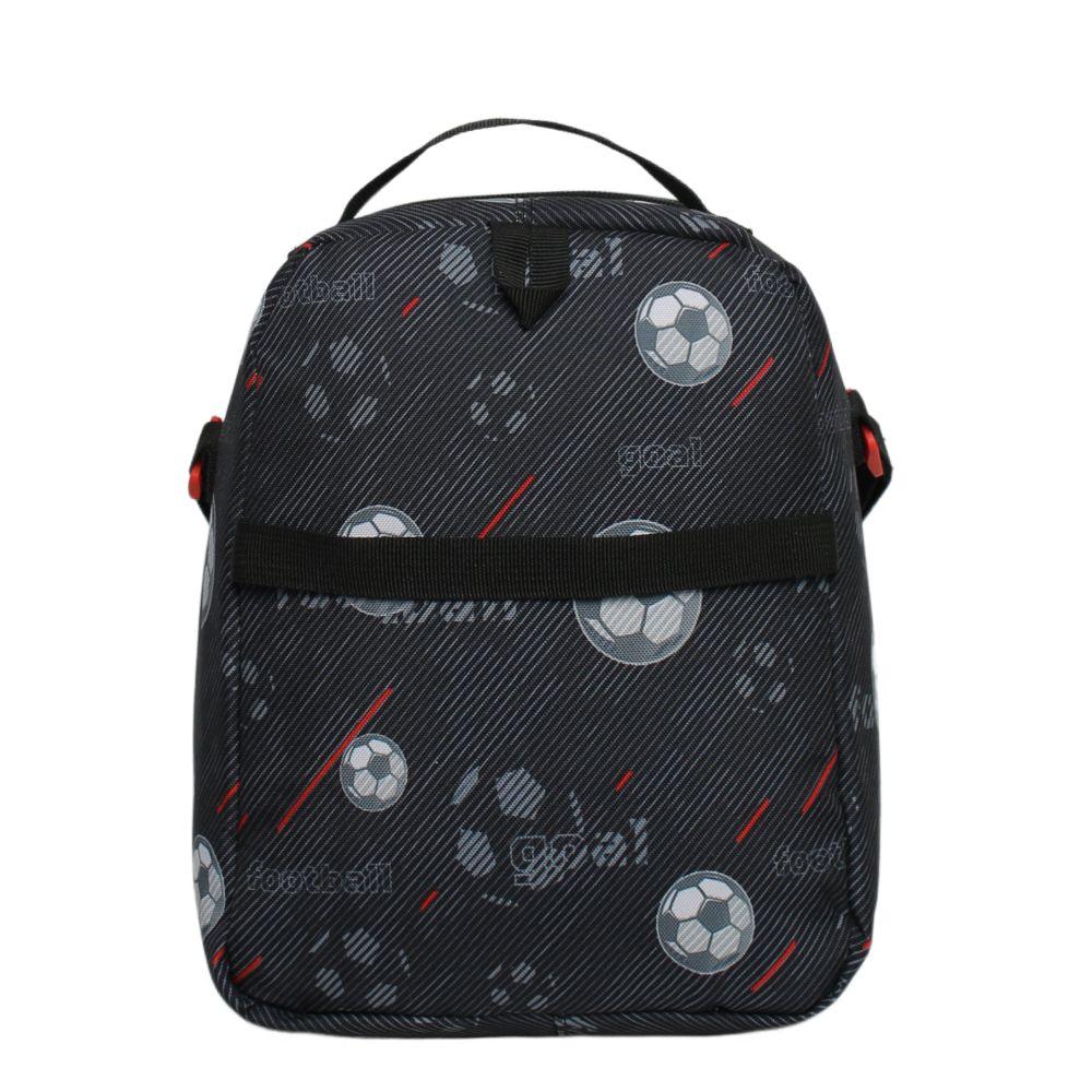 Lonchera Termica New Grey Futbol Negro Head-4