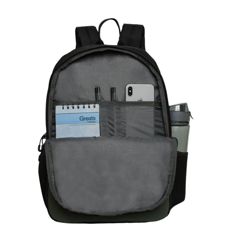 Mochila Engomada Carens Reverse Verde Militar Head-2