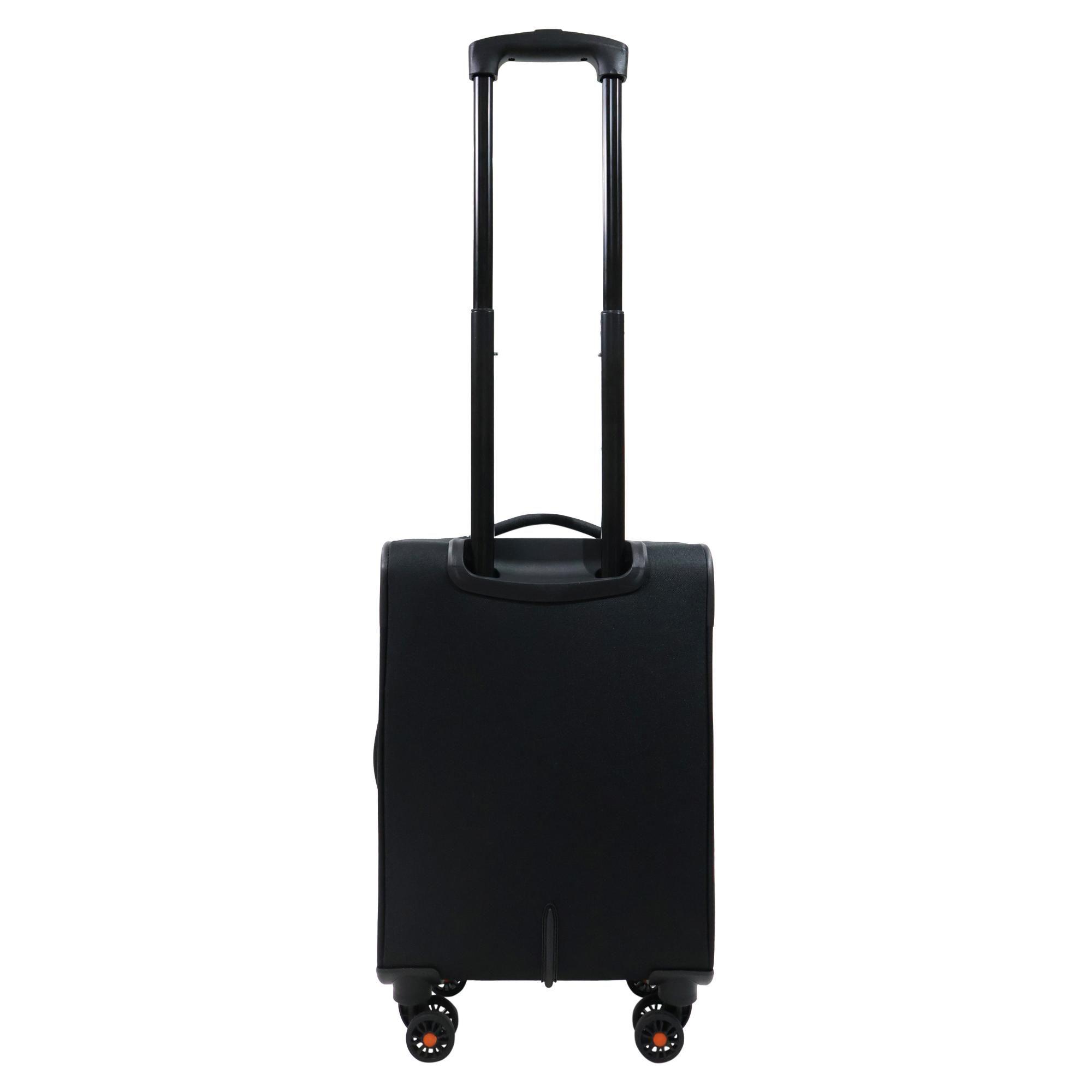 Maleta Cabina Blanda Valencia S Negro Head-7