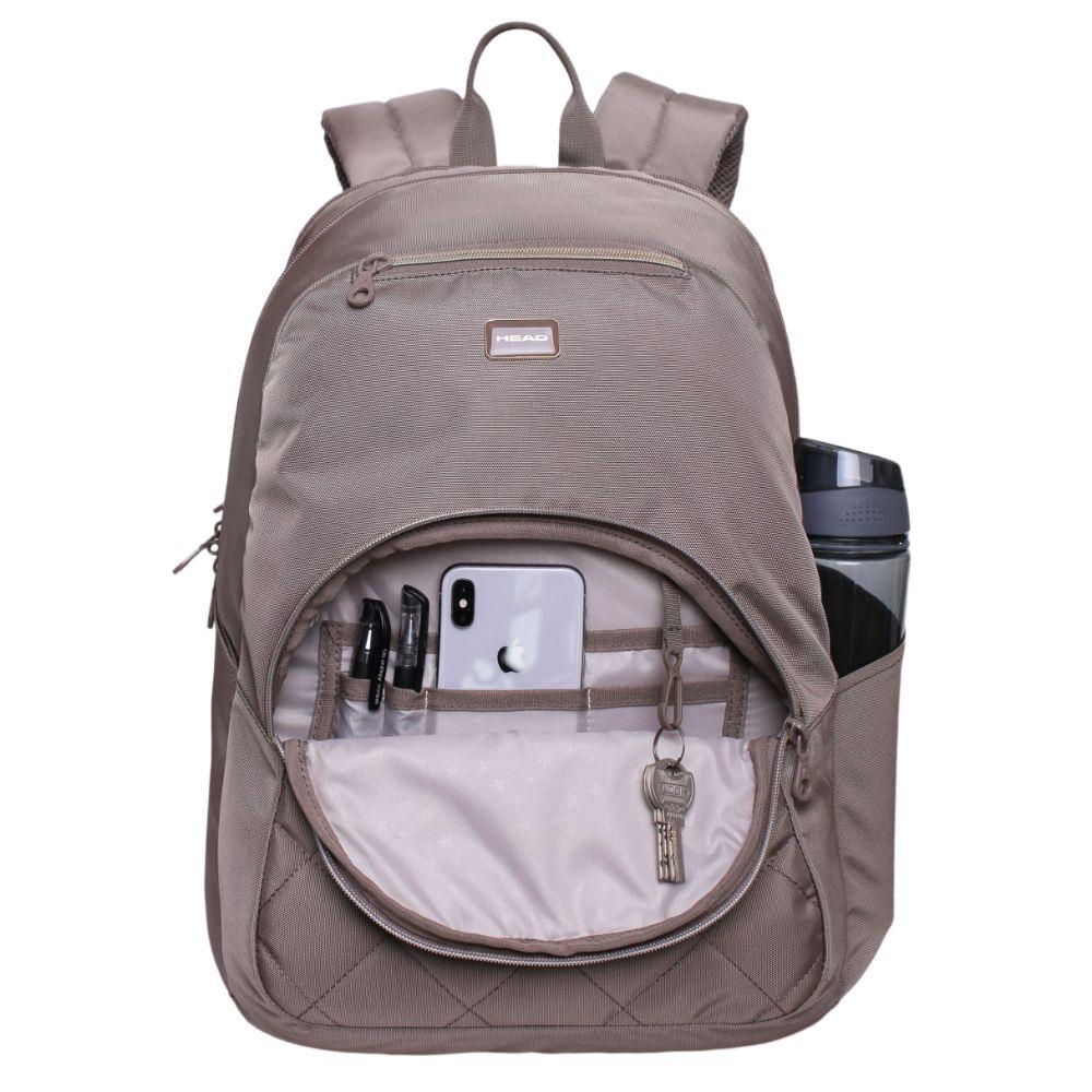 Mochila Mujer Monza Taupe Head-4