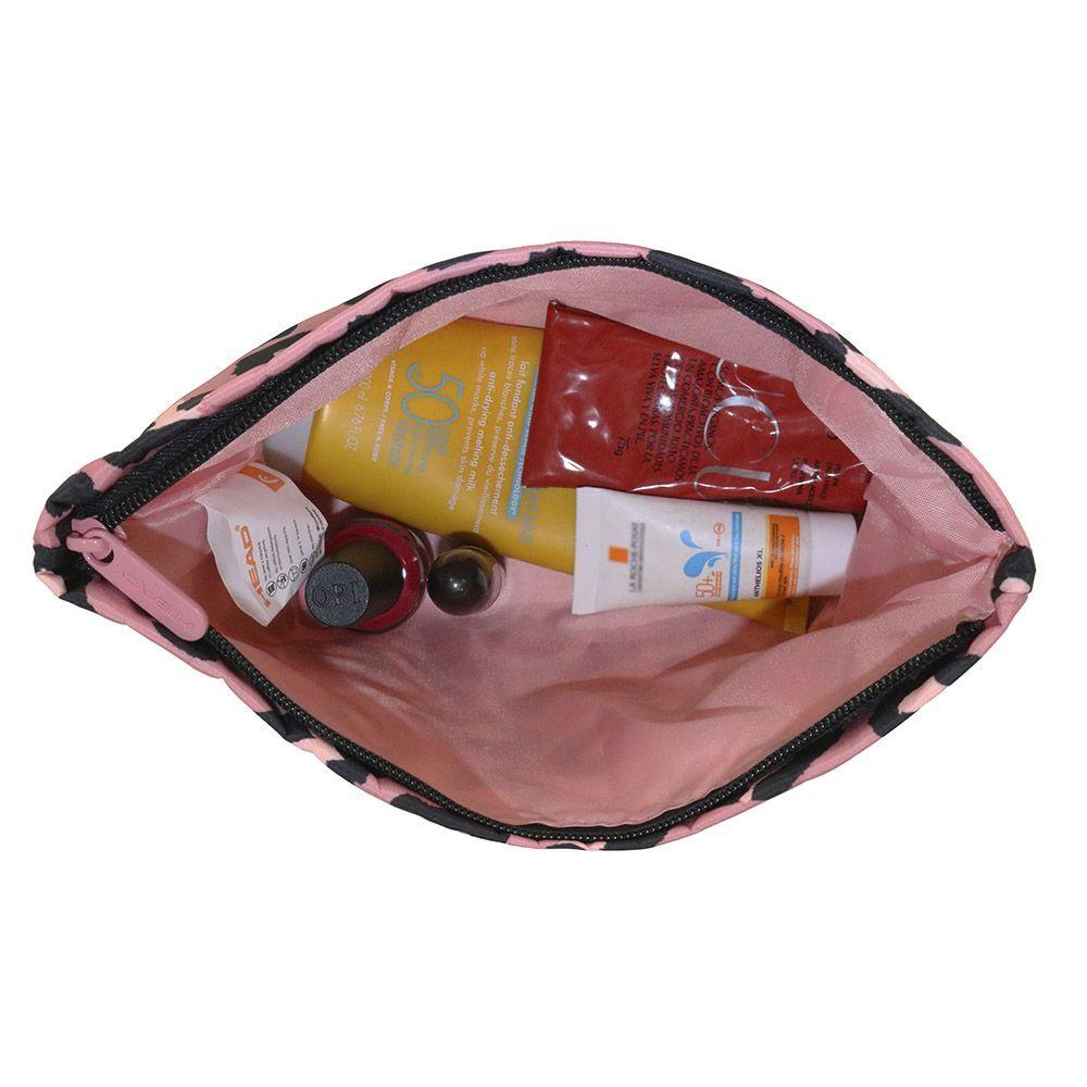 Cosmetiquero Lali Mujer Animal Print Coral Head-3