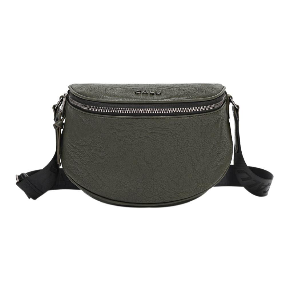 Cartera Bandolera Pequeña Siena Verde Musgo Calu-1