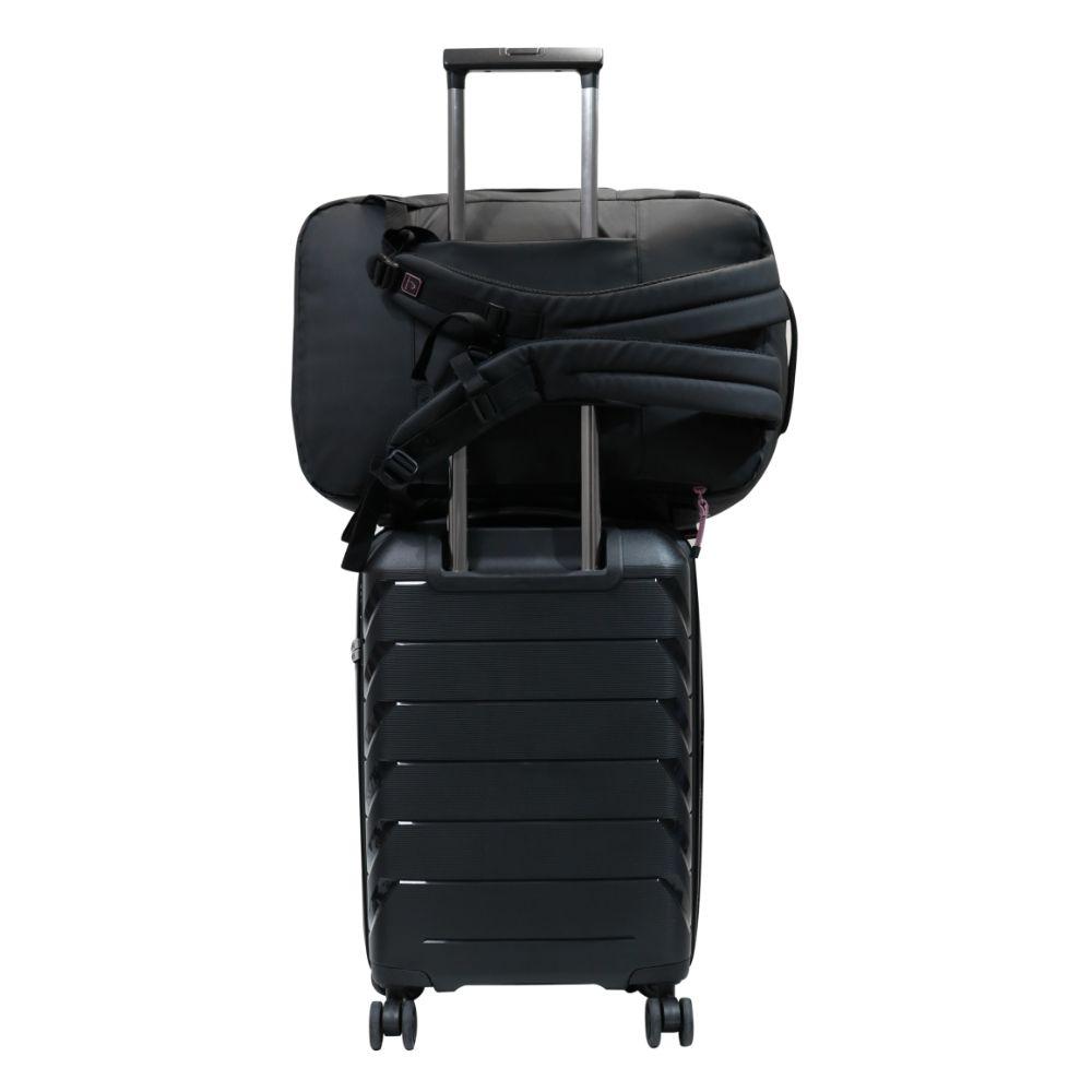 Mochila De Viaje Around Reverse Negro Malva Calidad Head-7
