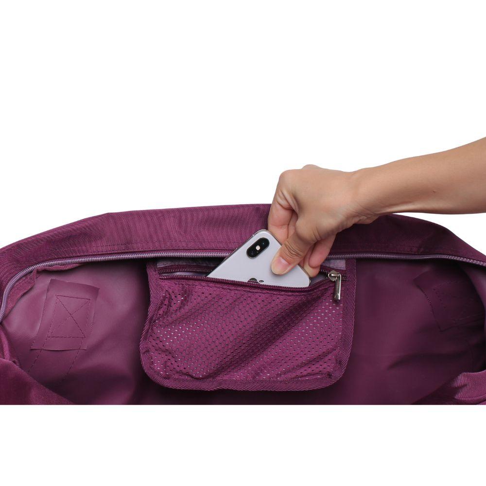 Bolso Deportivo  Mujer Yoga New Morado Head-2